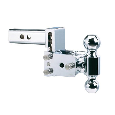 B&W TRAILER HITCHES B&W Trailer Hitches TS10033C Tow & Stow -2-5/16" & 2" Ball 3" Drop 3.5" Rise Chrome TS10033C